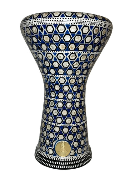 17" Gawharet El Fan  Egyptian handmade Mother of pearl Darbuka Drum (Tabla Doumbek) Model: PCDW008