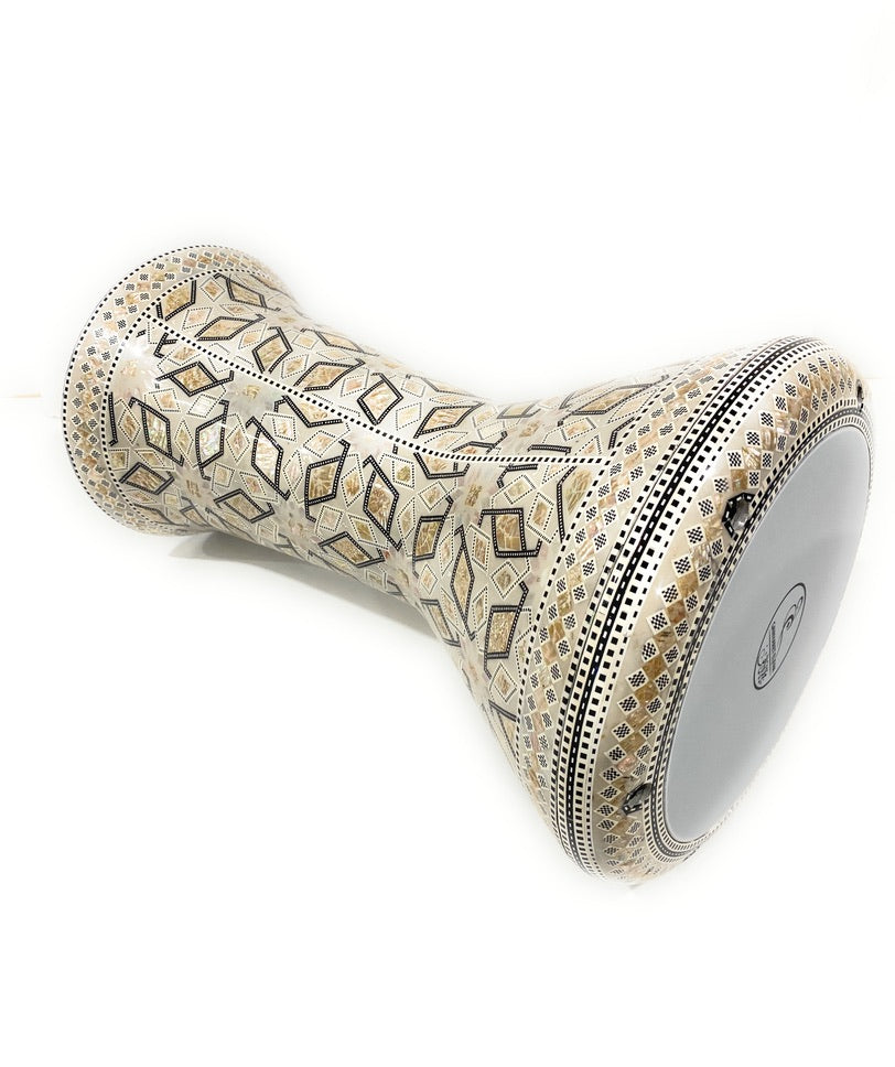 18.5" Sombaty Gawharet El Fan Mother of pearl Sombaty Darbuka Doumbek -PCDS003