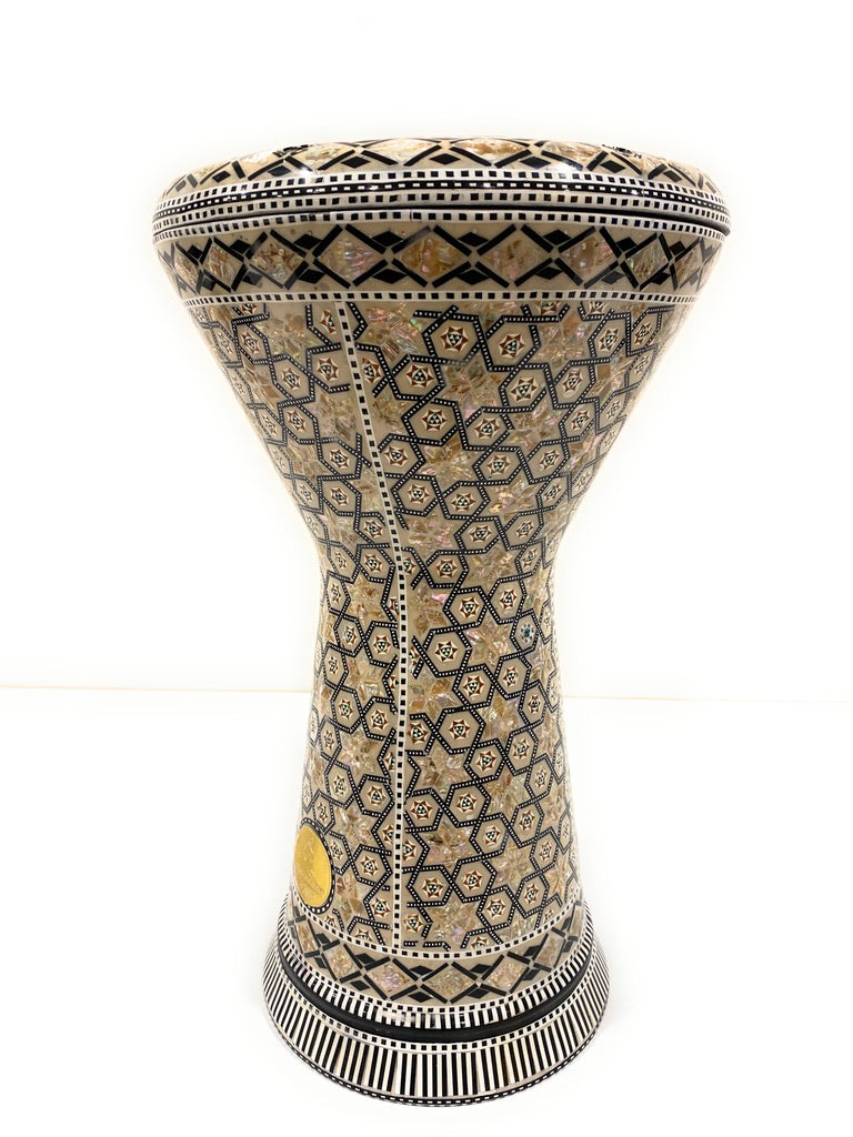 18.5" Sombaty Gawharet El Fan Mother of pearl Sombaty Darbuka Doumbek -PCDS001