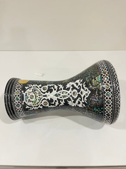 17" Gawharet El Fan Premium Blue Mother of pearl  Darbuka Doumbek - PCDB003