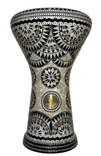 17" Gawharet El Fan  Egyptian handmade Mother of pearl Darbuka Drum (Tabla Doumbek) Model:PCDW003