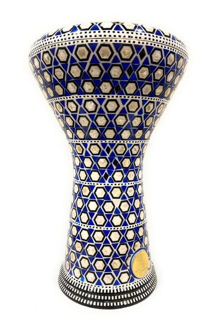 17" Gawharet El Fan  Egyptian handmade Mother of pearl Darbuka Drum (Tabla Doumbek) Model: PCDW008