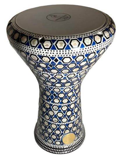 17" Gawharet El Fan  Egyptian handmade Mother of pearl Darbuka Drum (Tabla Doumbek) Model: PCDW008