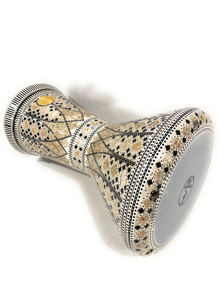 18.5" Sombaty Gawharet El Fan Mother of pearl Sombaty Darbuka Doumbek -PCDS004