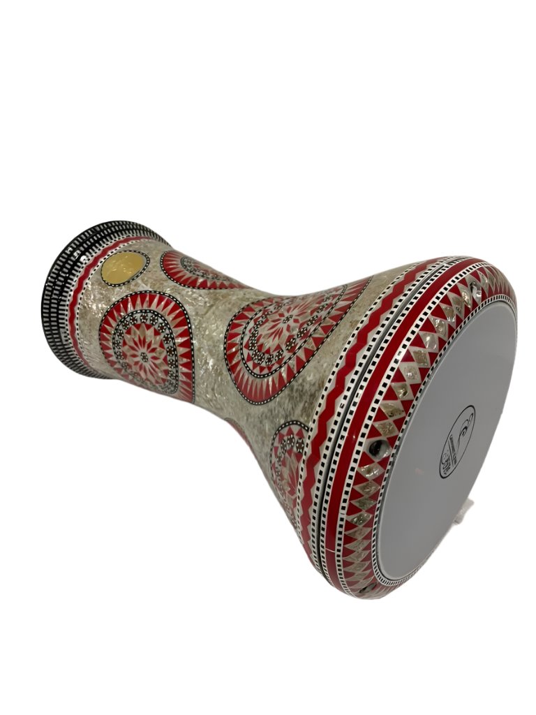 17" Gawharet El Fan Egyptian handmade Mother of pearl Darbuka Drum (Tabla Doumbek) Model: PCDW012