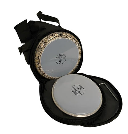 17" Gawharet El Fan Premium Blue Mother of pearl  Darbuka Doumbek - PCDB004